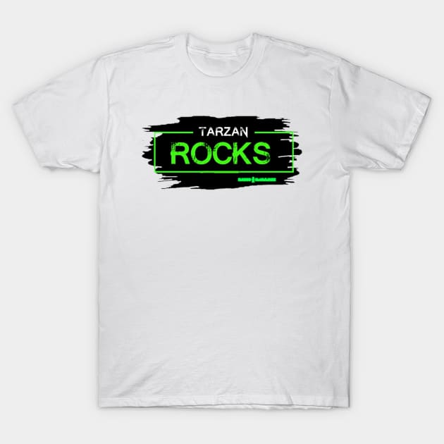 Tarzan Rocks T-Shirt by RadioHarambe